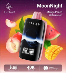 ELFBAR MOON NIGHT 40K PUFFS MANGO PEACH WATERMELON