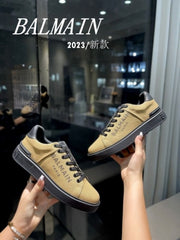 Balmain Logo Print BCourt Sneaker