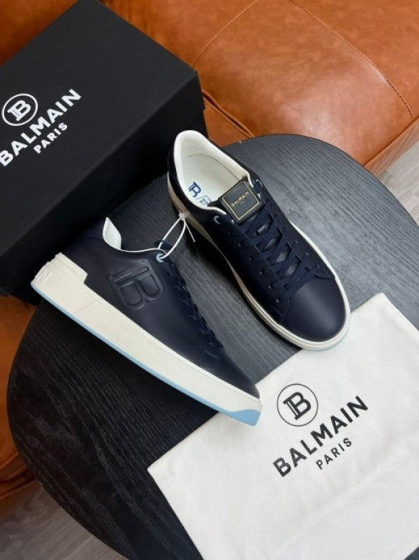 Balmain Logo Print BCourt Premium Sneaker