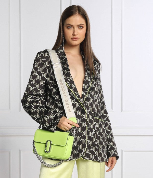 Marc Jacobs The J Marc Shoulder Bag With OG Box & Dust Bag (Neon - 282)