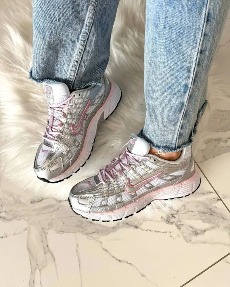 nike p6000 metallic sliver pink