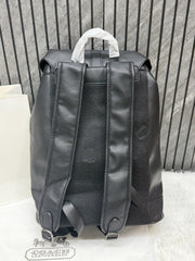 Coach Warner Backpack Signature Canvas Coated Canvas Leather With Dust Cover 909 Black