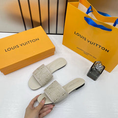 Louis Vuitton Revival Flats Mule For Women With Original Box And Carry Bag