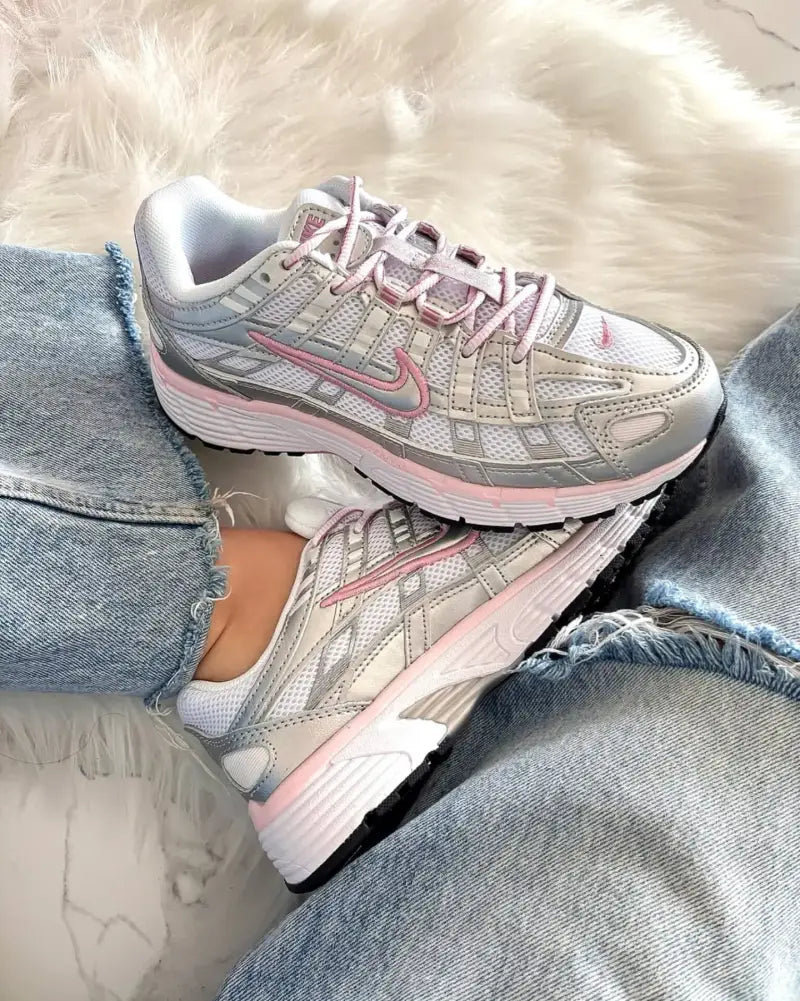 nike p6000 metallic sliver pink