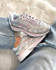 nike p6000 metallic sliver pink