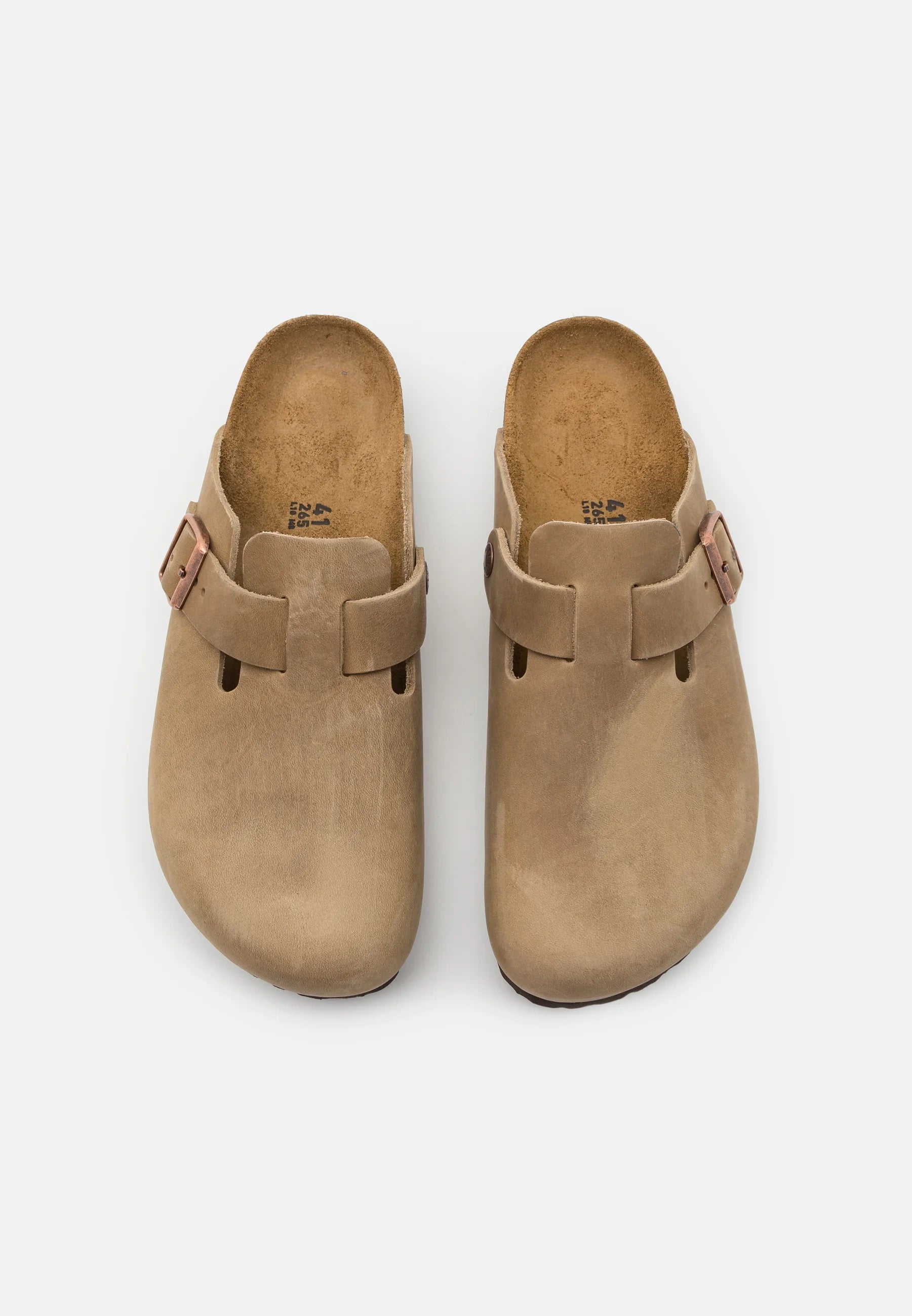 Birkenstock BOSTON LEOI - Slippers - tabacco brown