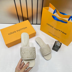 Louis Vuitton Revival Flats Mule For Women With Original Box And Carry Bag