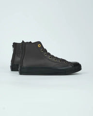 Converse Chuck Taylor 70 Back Zip Leather High Top Sneaker
