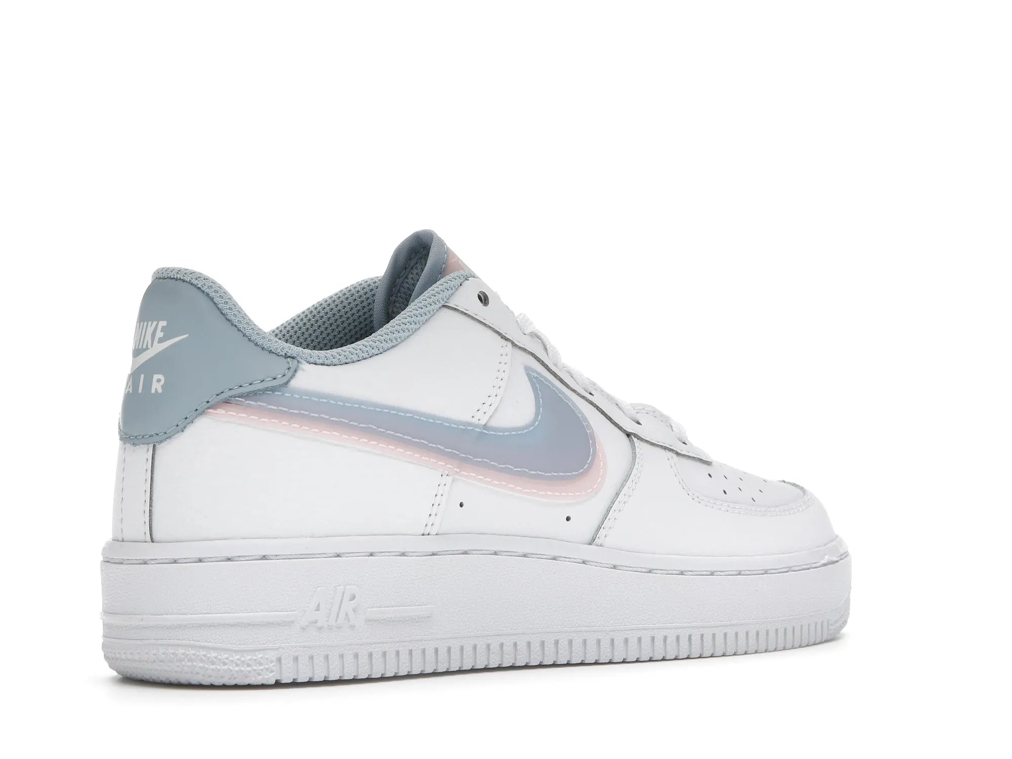 NIKE AIR FORCE 1 LOW LV8 DOUBLE SWOOSH LIGHT ARMORY BLUE