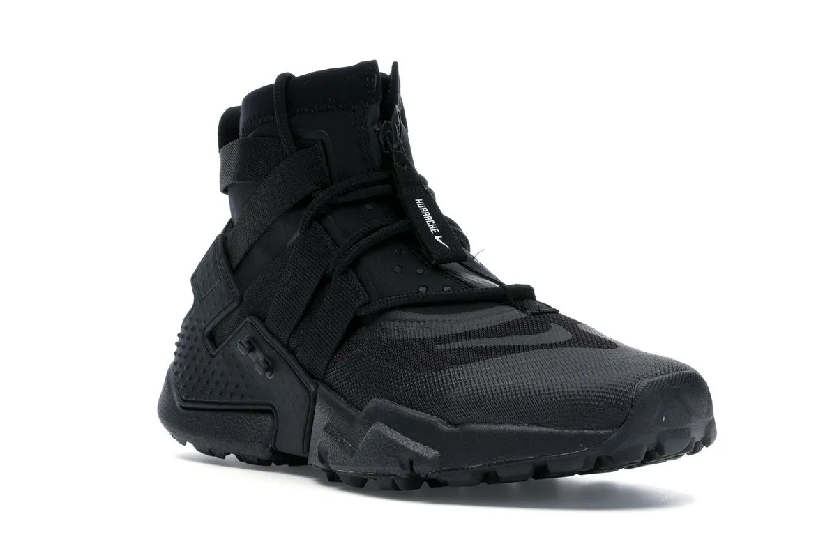 Nike air huarache gripp triple black online