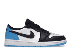 NIKE AIR JORDAN 1 LOW BLACK DARK POWDER BLUE