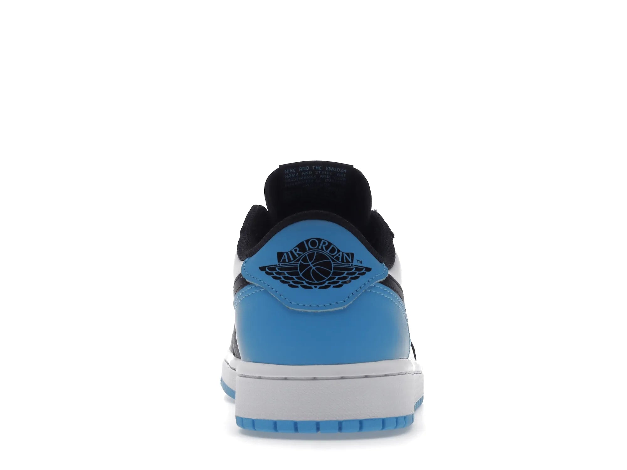 NIKE AIR JORDAN 1 LOW BLACK DARK POWDER BLUE