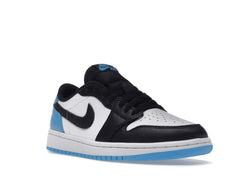 NIKE AIR JORDAN 1 LOW BLACK DARK POWDER BLUE