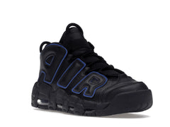 NIKE AIR MORE UPTEMPO 96 BLACK GAME ROYAL IRON GREY