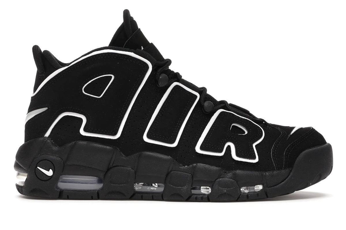 NIKE AIR MORE UPTEMPO BLACK WHITE