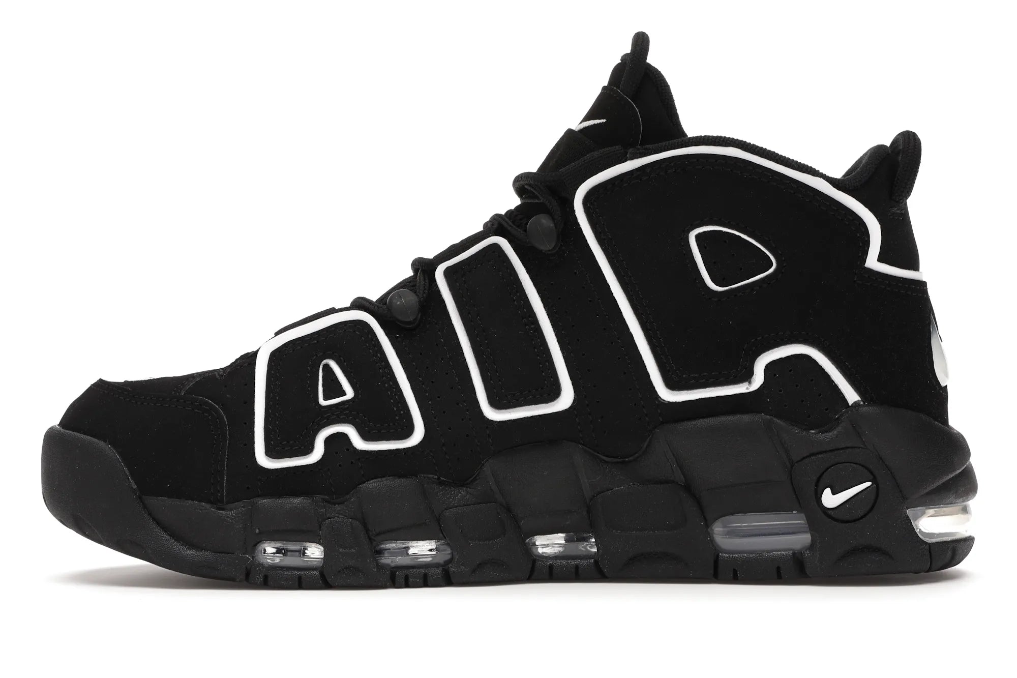 NIKE AIR MORE UPTEMPO BLACK WHITE