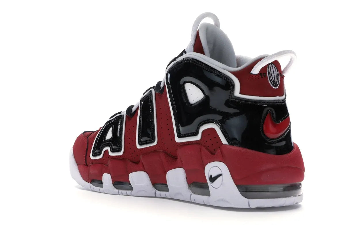 NIKE AIR MORE UPTEMPO BULLS VARSITY BRED