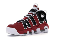 NIKE AIR MORE UPTEMPO BULLS VARSITY BRED