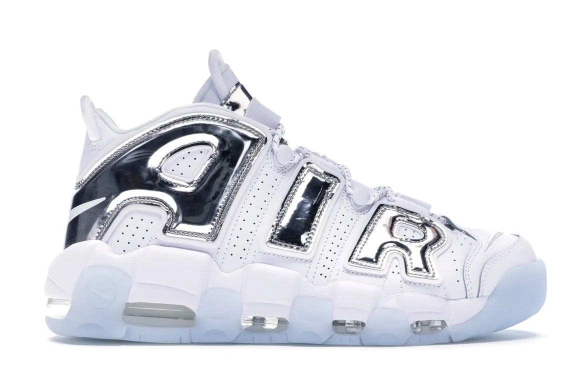 NIKE AIR MORE UPTEMPO CHROME WHITE