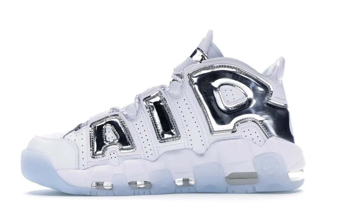 NIKE AIR MORE UPTEMPO CHROME WHITE