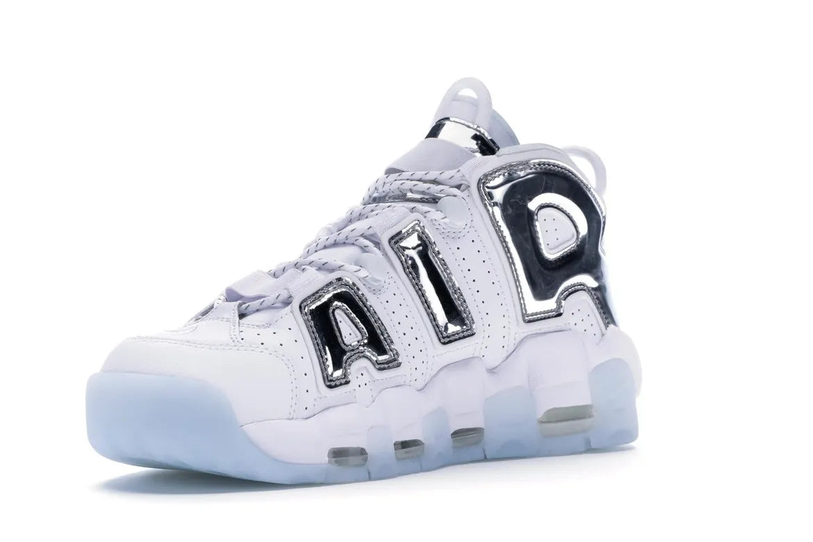 NIKE AIR MORE UPTEMPO CHROME WHITE