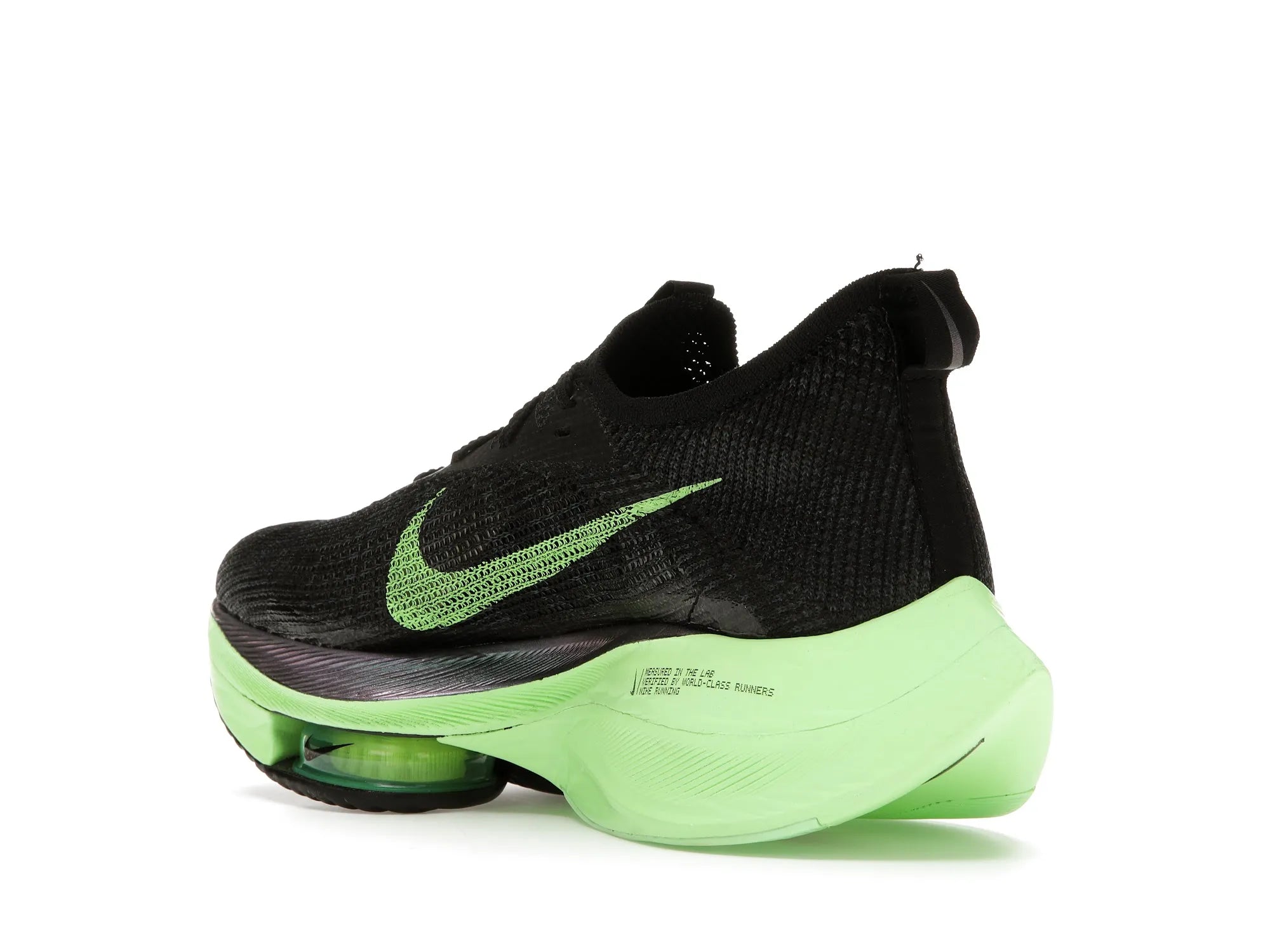 AIR ZOOM ALPHAFLY NEXT% BLACK ELECTRIC GREEN