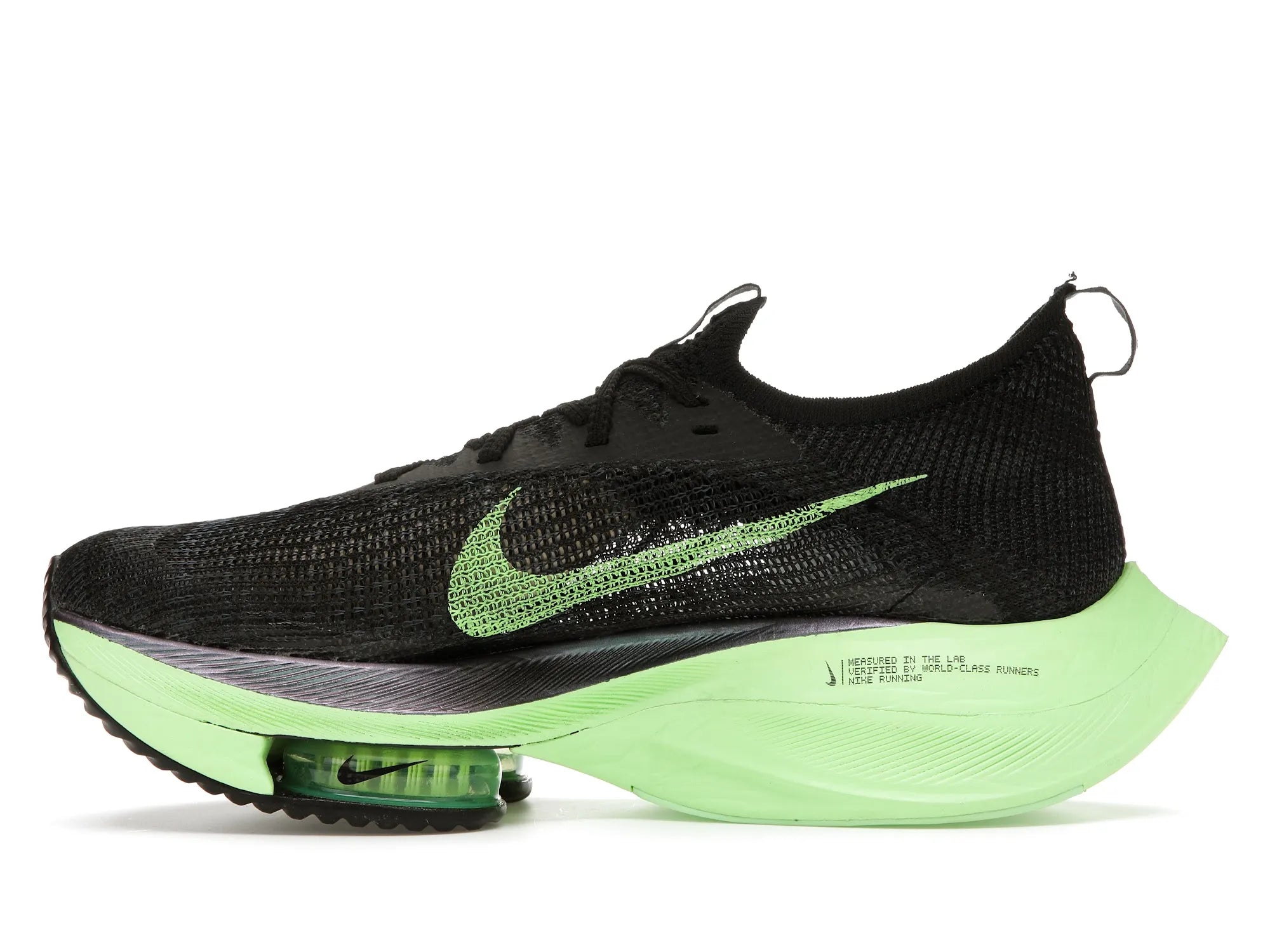 AIR ZOOM ALPHAFLY NEXT% BLACK ELECTRIC GREEN