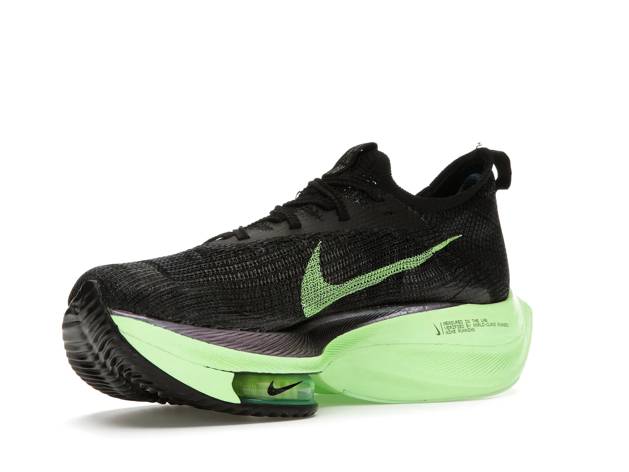 AIR ZOOM ALPHAFLY NEXT% BLACK ELECTRIC GREEN