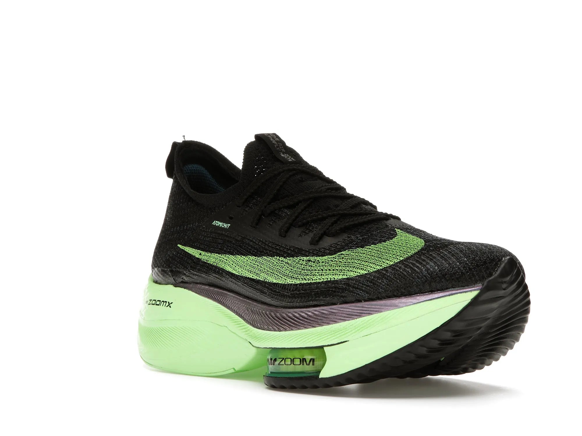 AIR ZOOM ALPHAFLY NEXT% BLACK ELECTRIC GREEN