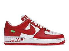 NIKE AIR FORCE 1 LOUIS VUITTON OFF-WHITE RED WHITE