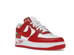 NIKE AIR FORCE 1 LOUIS VUITTON OFF-WHITE RED WHITE