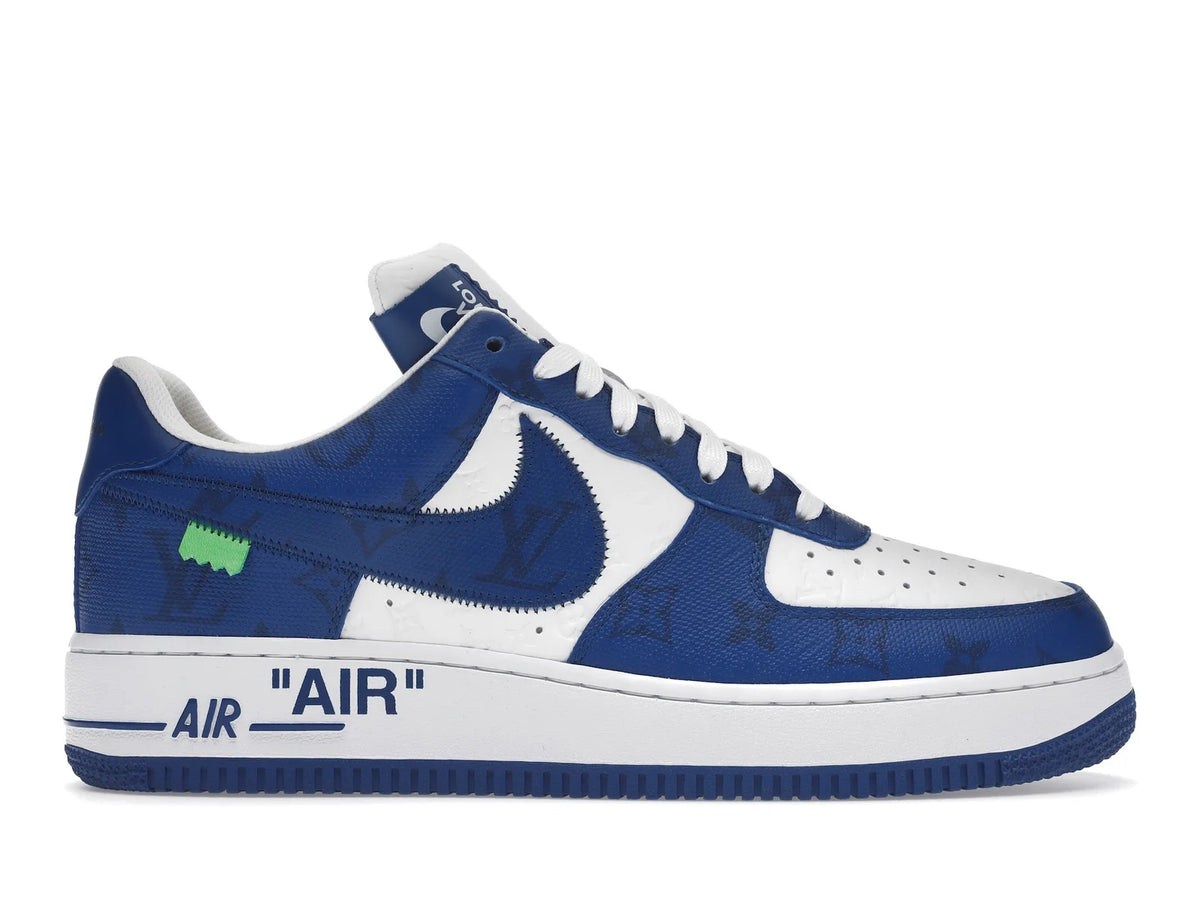 NIKE AIR FORCE 1 LOUIS VUITTON OFF-WHITE ROYAL WHITE