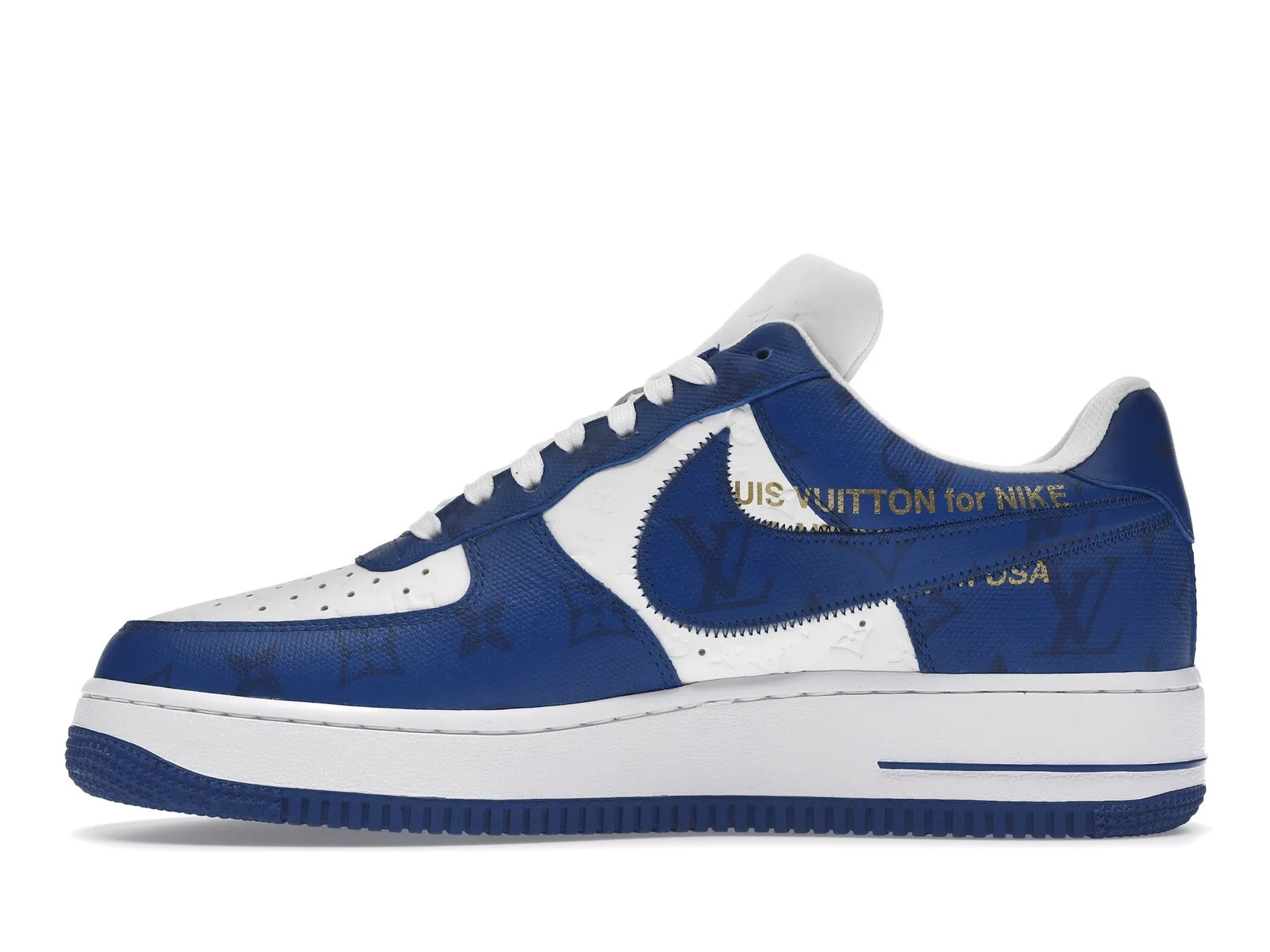 NIKE AIR FORCE 1 LOUIS VUITTON OFF-WHITE ROYAL WHITE