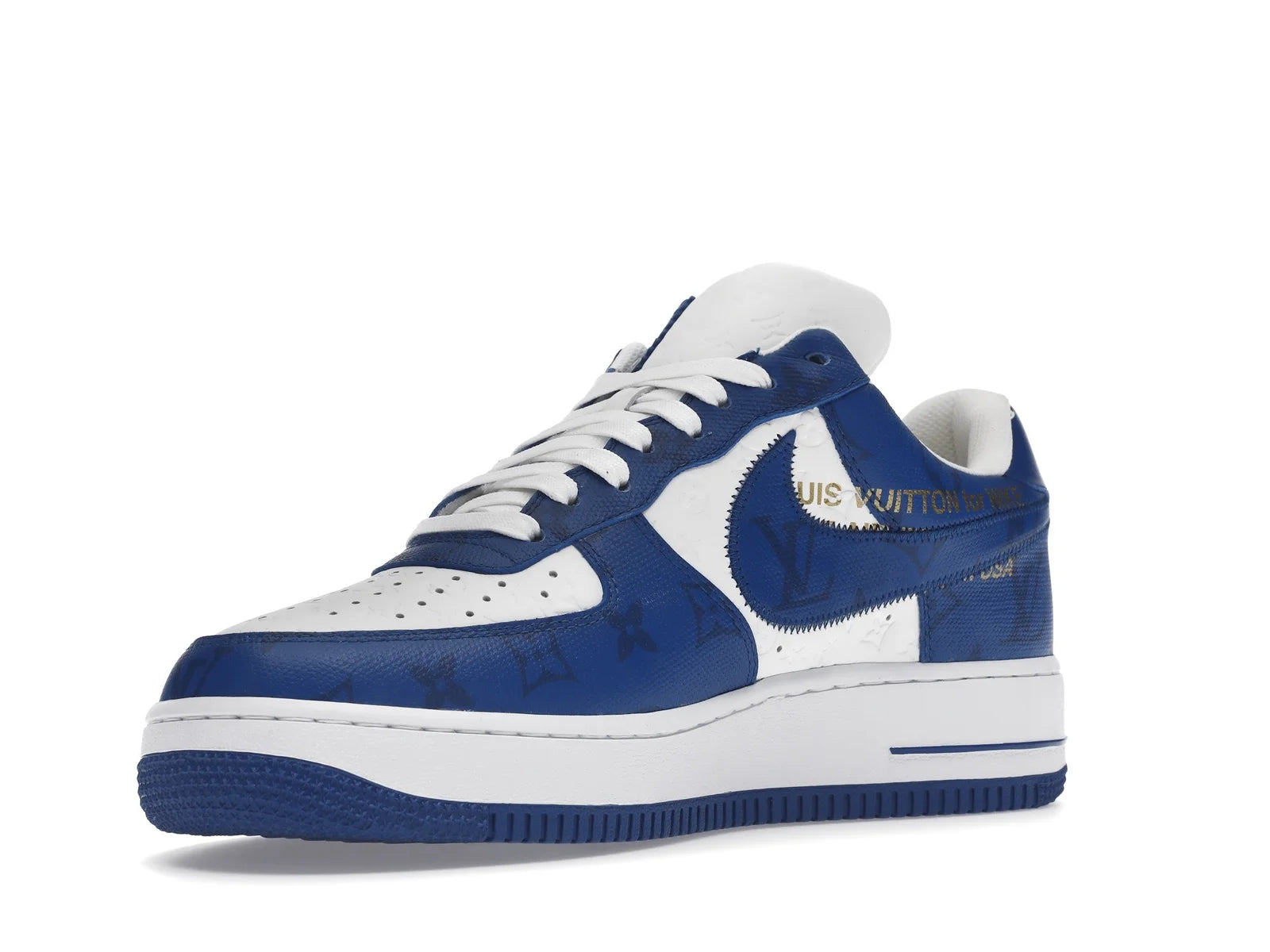 NIKE AIR FORCE 1 LOUIS VUITTON OFF-WHITE ROYAL WHITE