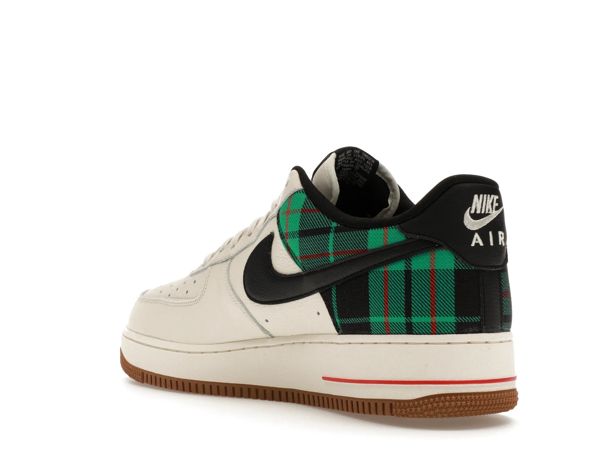 AF 1 LOW ‰۪07 LX PLAID PALE IVORY STADIUM GREEN