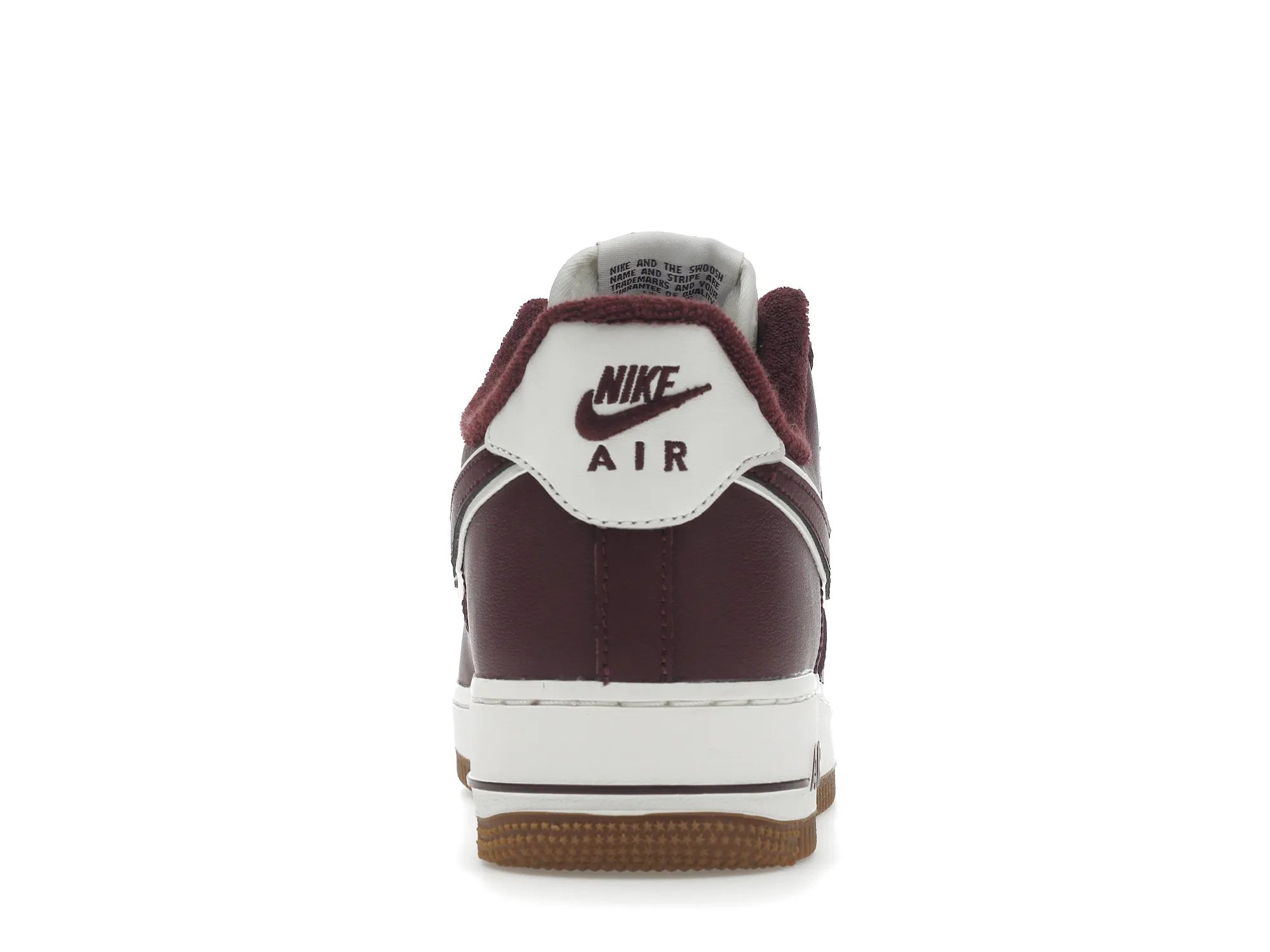 NIKE AIR FORCE 1 LOW COLLEGE PACK NIGHT MAROON