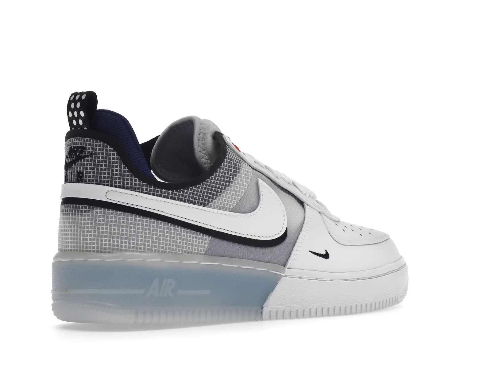 NIKE AIR FORCE 1 LOW REACT SPLIT WHITE PHOTO BLUE