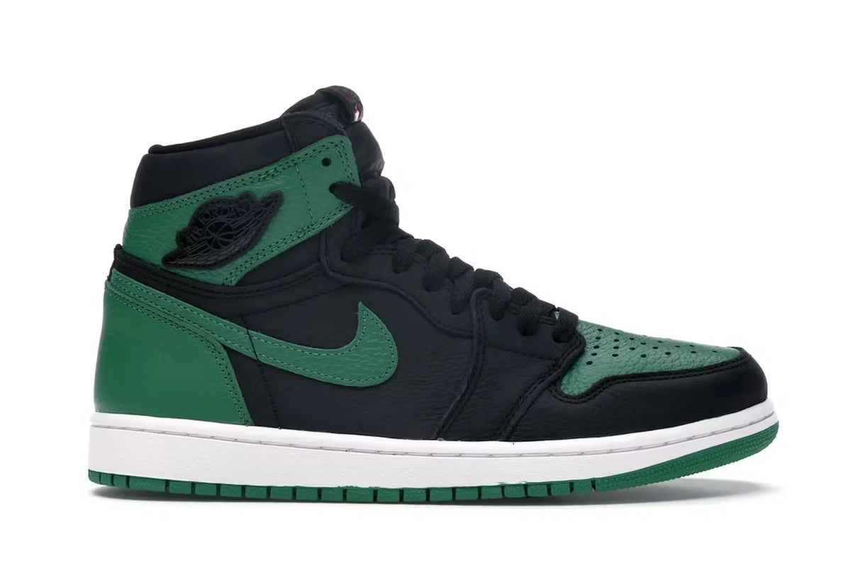 AIR JORDAN 1 HIGH PINE GREEN BLACK HEAVY QUALITY