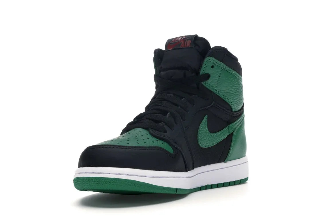 AIR JORDAN 1 HIGH PINE GREEN BLACK HEAVY QUALITY