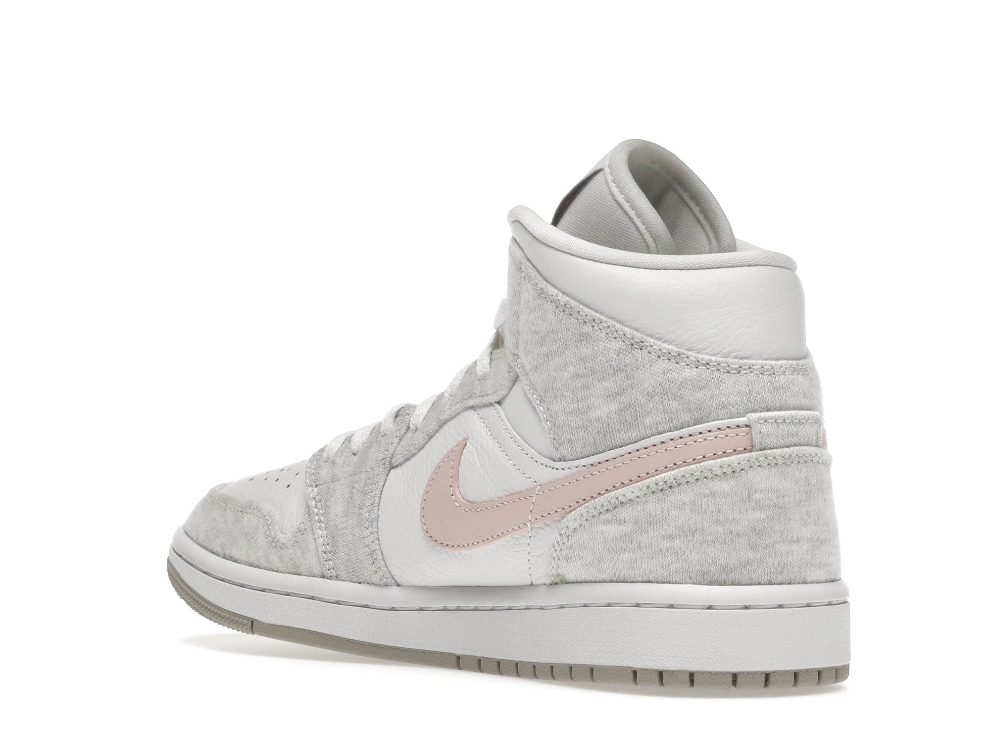 AIR JORDAN 1 MID SE WHITE LIGHT IRON ORE