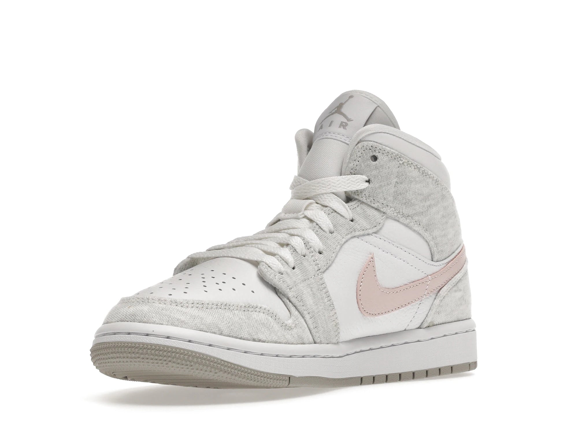 AIR JORDAN 1 MID SE WHITE LIGHT IRON ORE