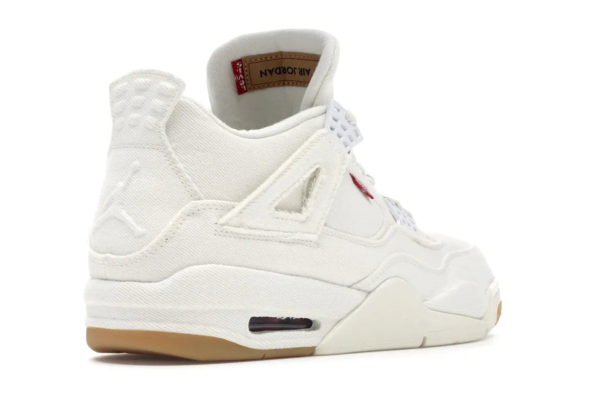 AIR JORDAN RETRO 4 LEVIS WHITE DENIM