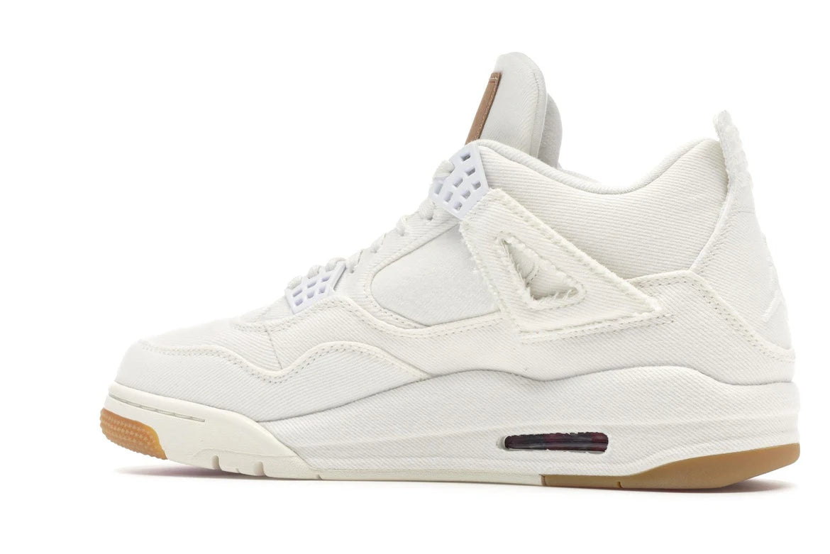 AIR JORDAN RETRO 4 LEVIS WHITE DENIM