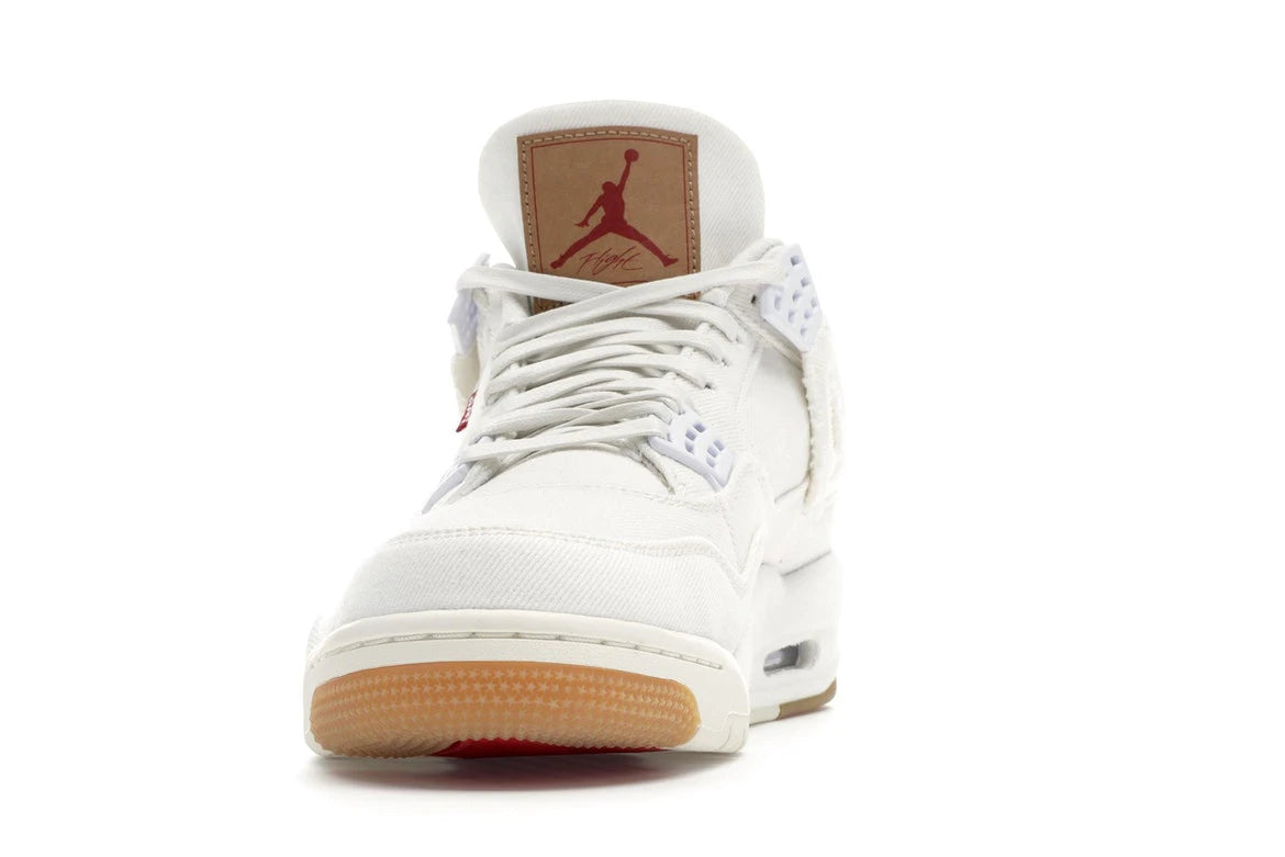 AIR JORDAN RETRO 4 LEVIS WHITE DENIM