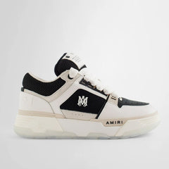 Amiri Premium Men's White & Black Low Top Sneakers