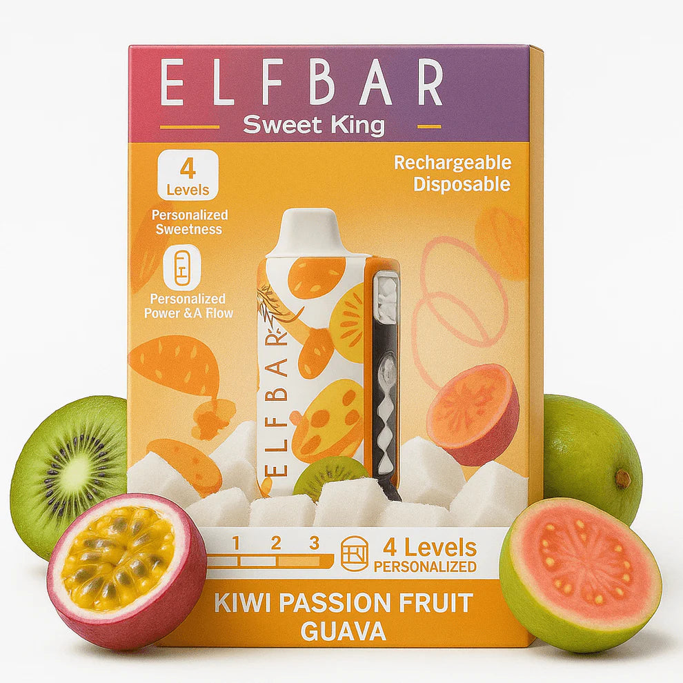 Elfbar sweet king new arrivals 30k puffs Kiwi passionfruit guava