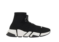 BALENCIAGA SPEED 2.0 LACE UP WHITE BLACK