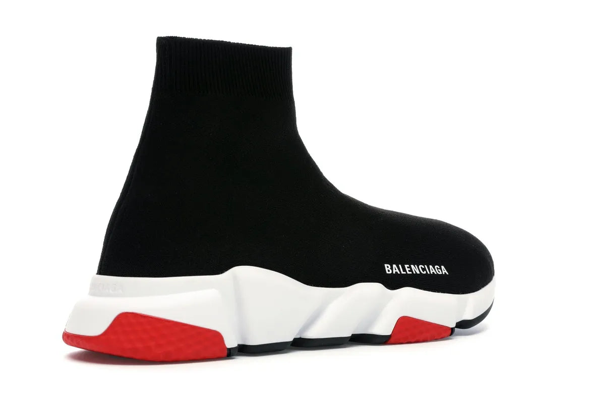 BALENCIAGA SPEED TRAINER B/W/R