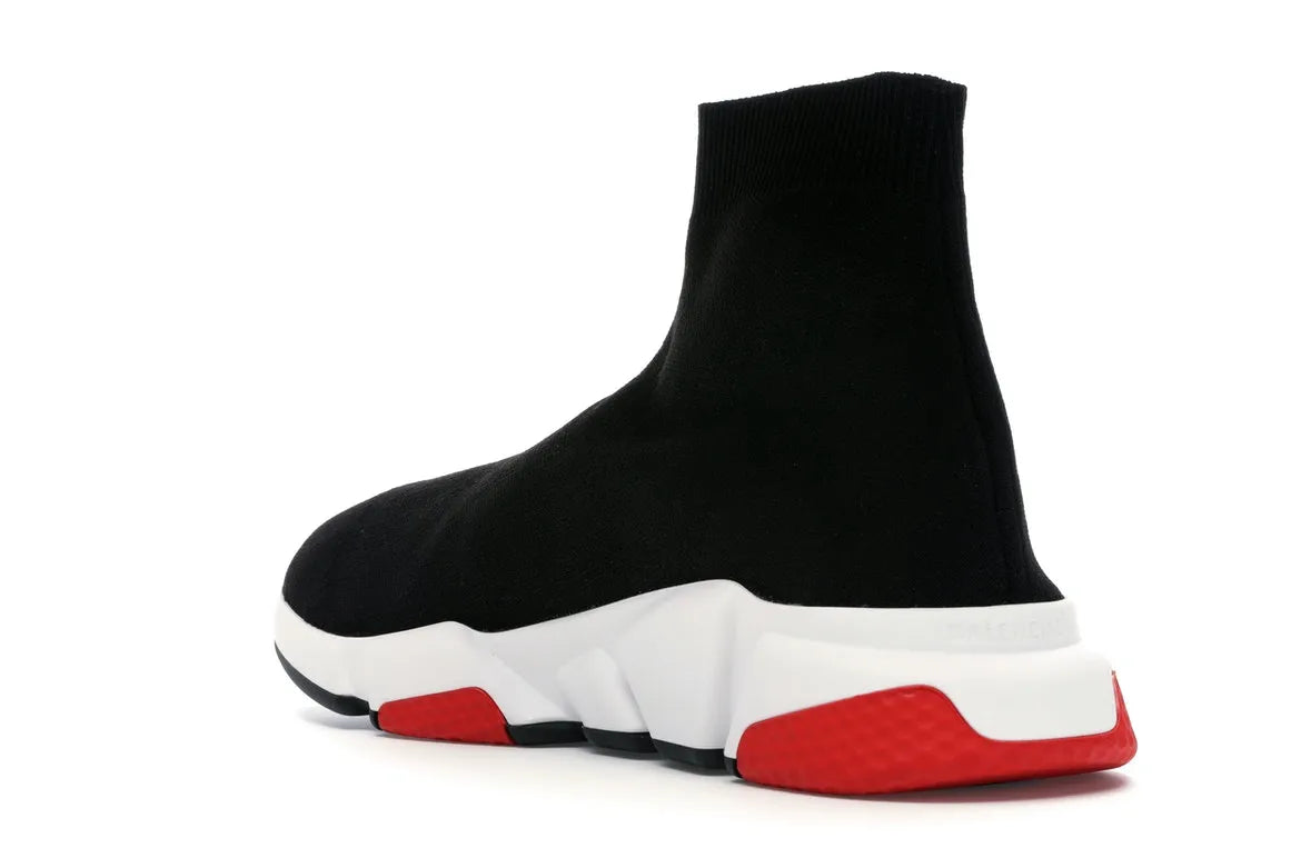 BALENCIAGA SPEED TRAINER B/W/R