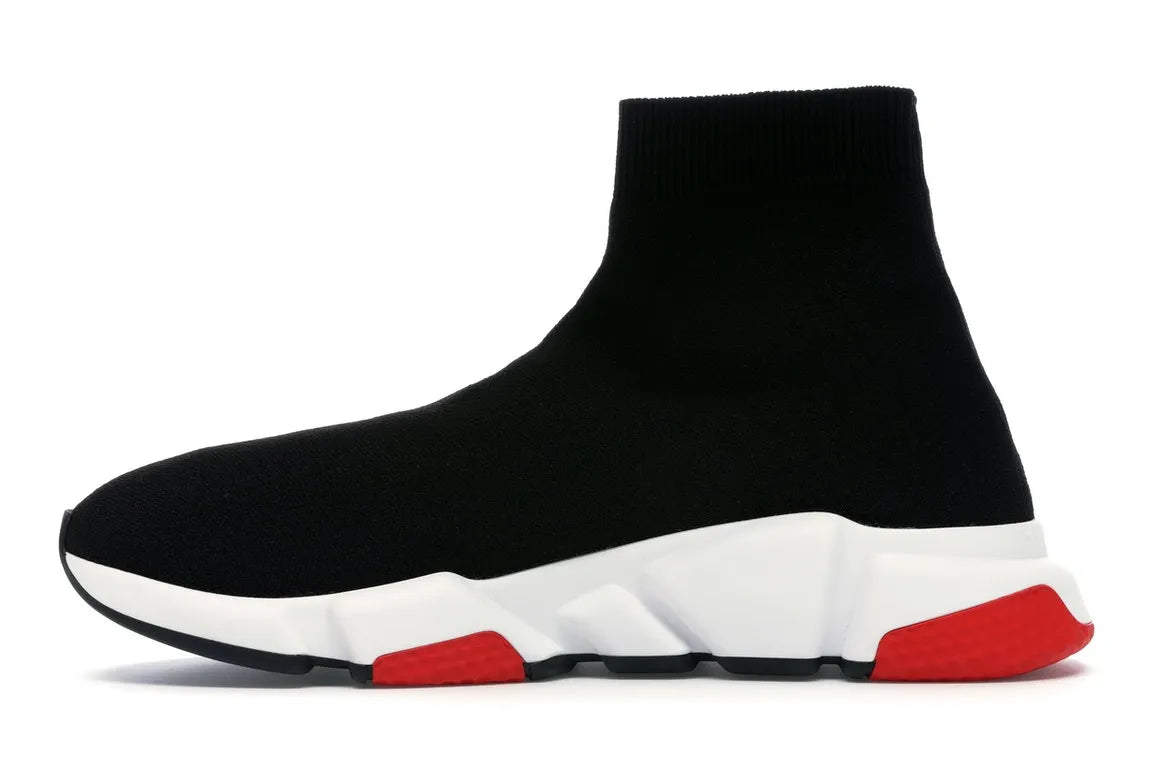 BALENCIAGA SPEED TRAINER B/W/R